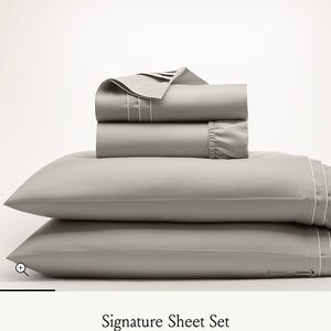 Boll and Branch Pewter sheet set queen NIB